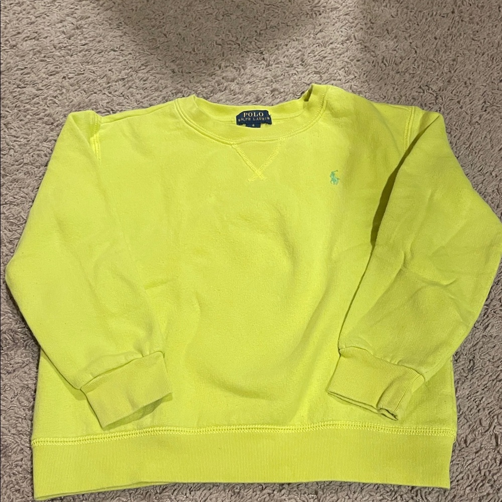 Polo by Ralph Lauren Kids Neon Yellow Sweater
